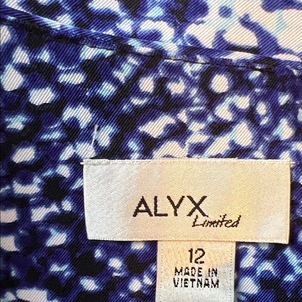 Alyx Limited Blue Patterned Garment - Picture 2 of 6